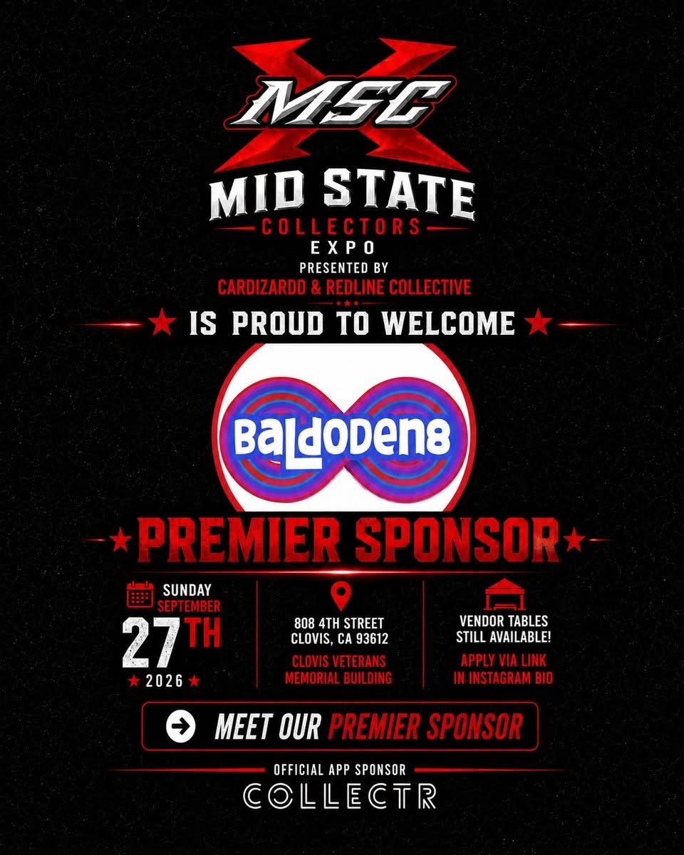 MSC Mid State Collectors Expo with BaldoDen8 as premier sponsor